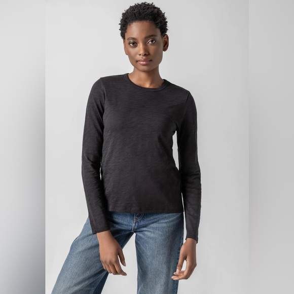 Theory Long Sleeve Crewneck Tee - Picture 1 of 7